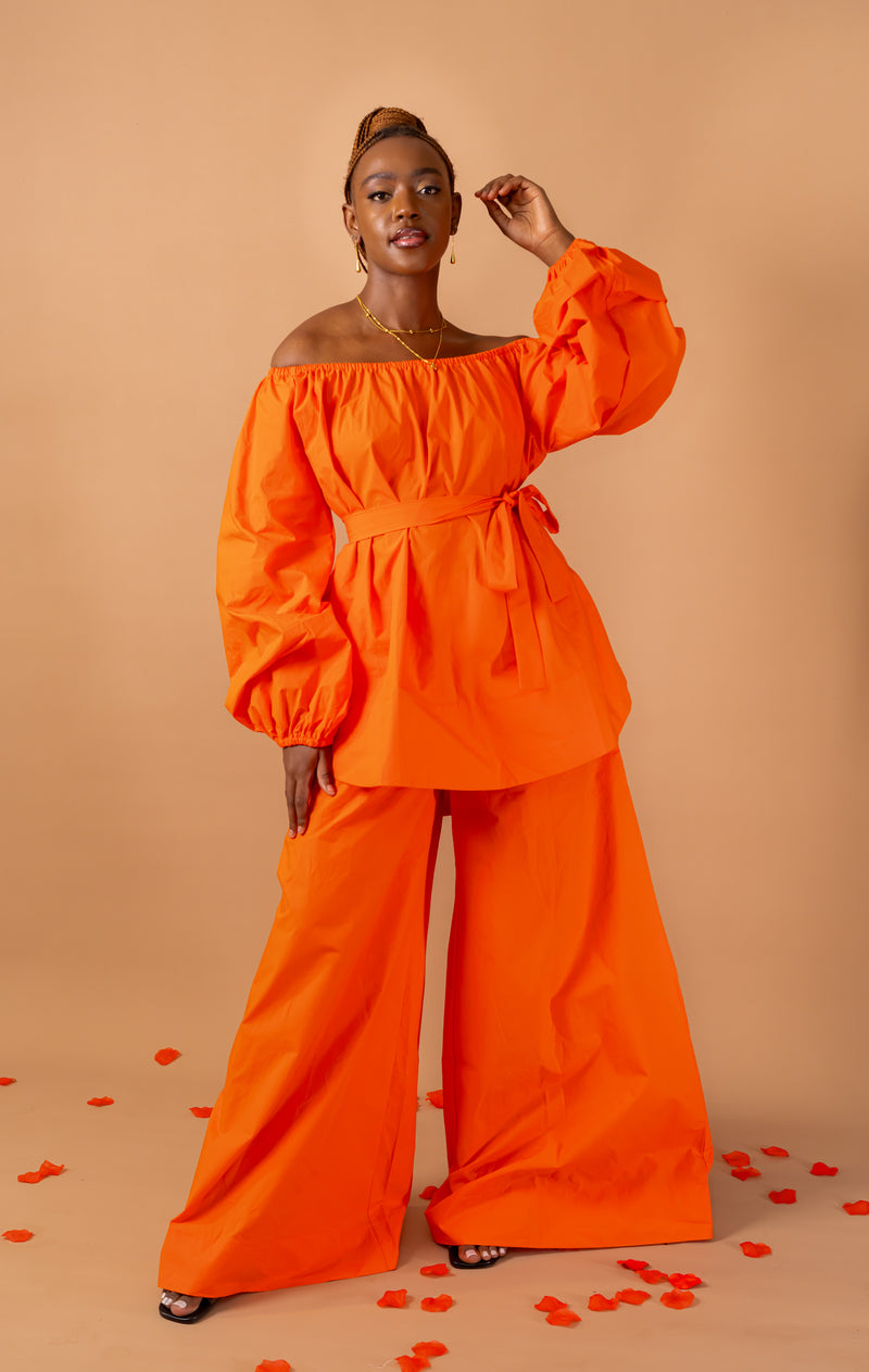 Mali Two Piece set - Burnt Orange