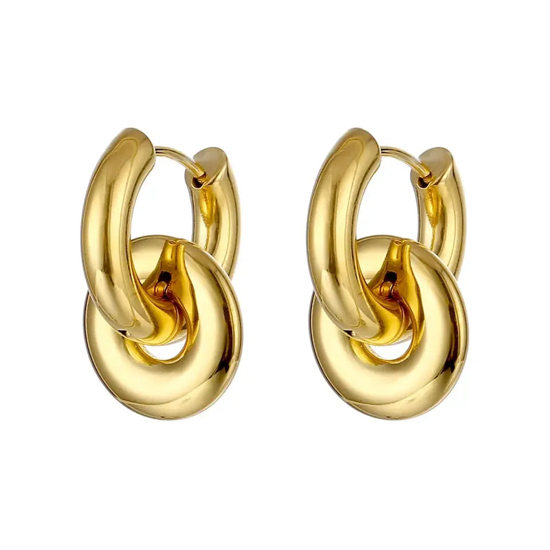 Double Locked Earrings