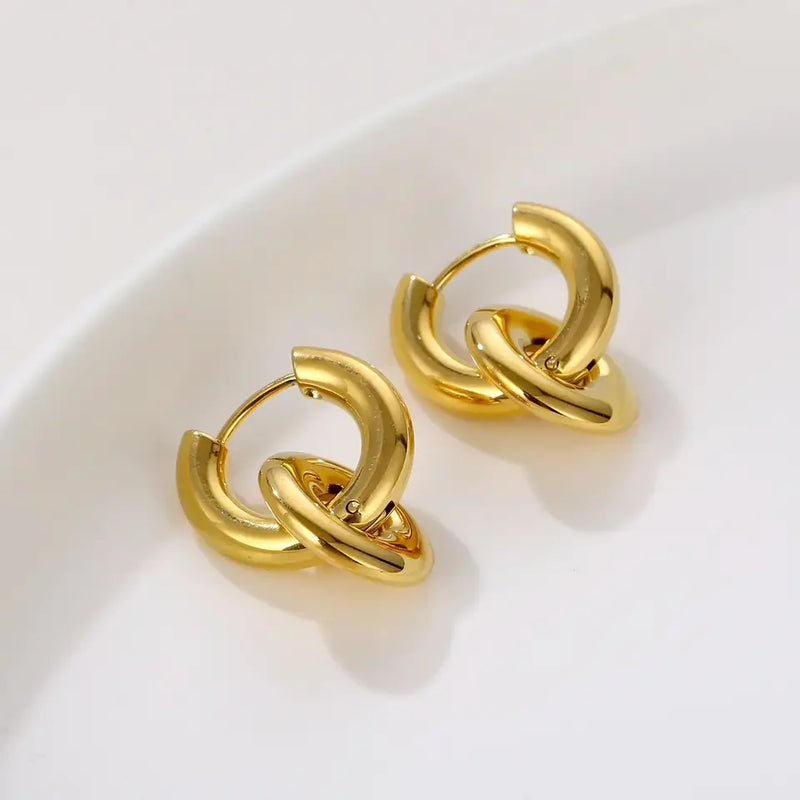 Double Locked Earrings