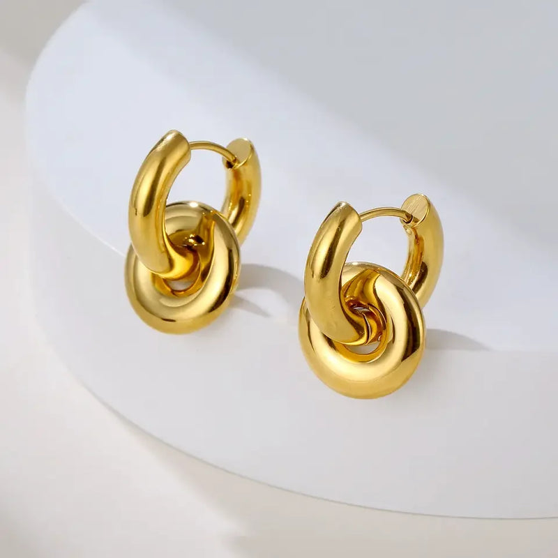 Double Locked Earrings