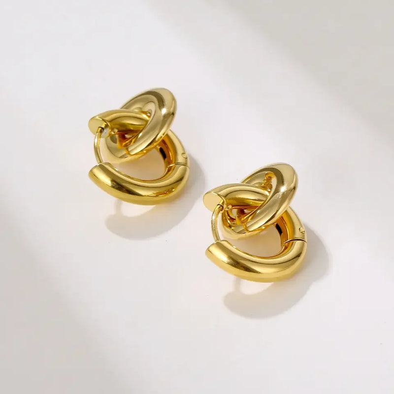 Double Locked Earrings