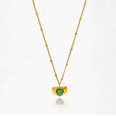 Jade Heart Necklace